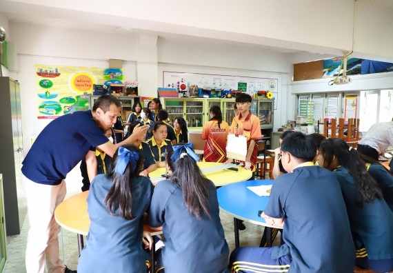 คณะวิทยาศาสตร์และเทคโนโลยี จัดค่ายวิทยาศาสตร์สัญจร ปีการศึกษา 2566  โรงเรียนเรืองวิทย์พิทยาคม