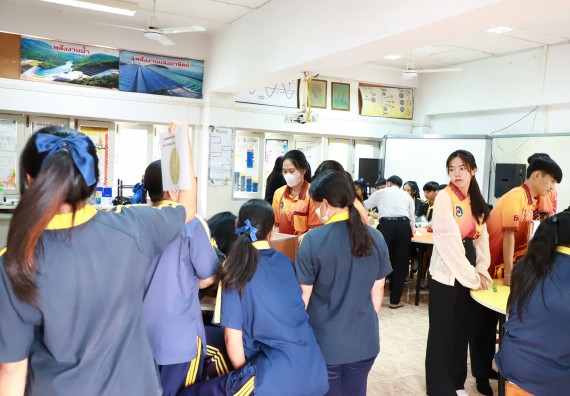 คณะวิทยาศาสตร์และเทคโนโลยี จัดค่ายวิทยาศาสตร์สัญจร ปีการศึกษา 2566  โรงเรียนเรืองวิทย์พิทยาคม