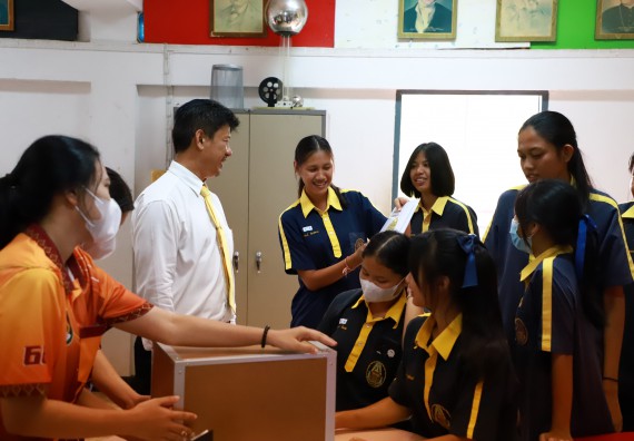 คณะวิทยาศาสตร์และเทคโนโลยี จัดค่ายวิทยาศาสตร์สัญจร ปีการศึกษา 2566  โรงเรียนเรืองวิทย์พิทยาคม