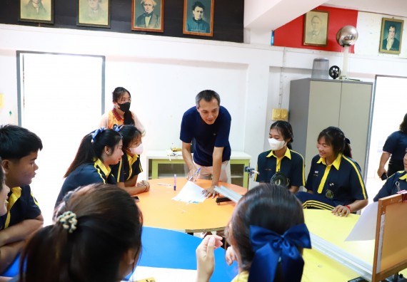 คณะวิทยาศาสตร์และเทคโนโลยี จัดค่ายวิทยาศาสตร์สัญจร ปีการศึกษา 2566  โรงเรียนเรืองวิทย์พิทยาคม