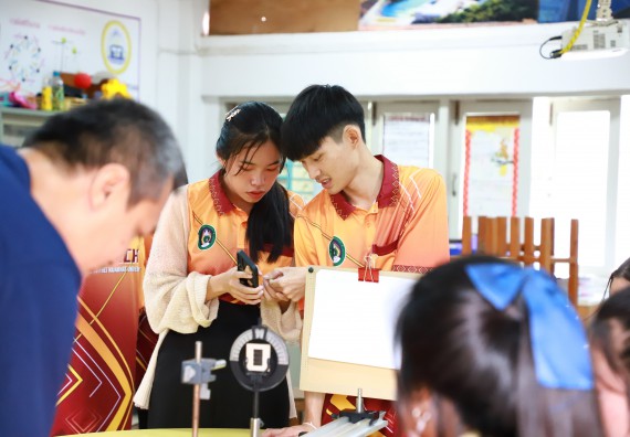 คณะวิทยาศาสตร์และเทคโนโลยี จัดค่ายวิทยาศาสตร์สัญจร ปีการศึกษา 2566  โรงเรียนเรืองวิทย์พิทยาคม