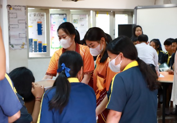 คณะวิทยาศาสตร์และเทคโนโลยี จัดค่ายวิทยาศาสตร์สัญจร ปีการศึกษา 2566  โรงเรียนเรืองวิทย์พิทยาคม