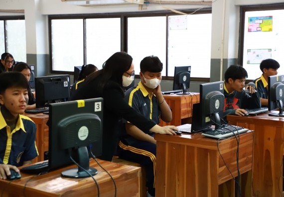 คณะวิทยาศาสตร์และเทคโนโลยี จัดค่ายวิทยาศาสตร์สัญจร ปีการศึกษา 2566  โรงเรียนเรืองวิทย์พิทยาคม