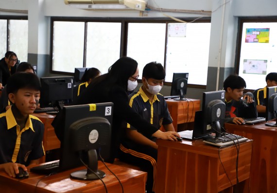 คณะวิทยาศาสตร์และเทคโนโลยี จัดค่ายวิทยาศาสตร์สัญจร ปีการศึกษา 2566  โรงเรียนเรืองวิทย์พิทยาคม