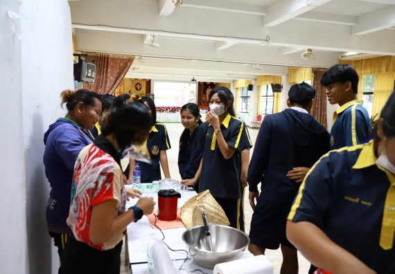 คณะวิทยาศาสตร์และเทคโนโลยี จัดค่ายวิทยาศาสตร์สัญจร ปีการศึกษา 2566  โรงเรียนเรืองวิทย์พิทยาคม