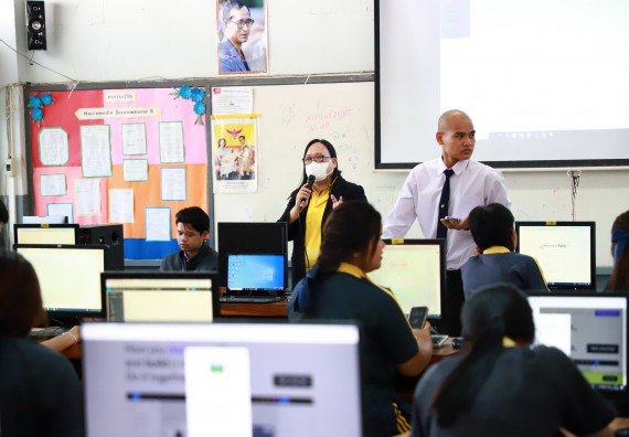 คณะวิทยาศาสตร์และเทคโนโลยี จัดค่ายวิทยาศาสตร์สัญจร ปีการศึกษา 2566  โรงเรียนเรืองวิทย์พิทยาคม