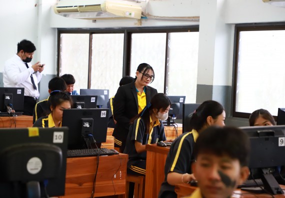 คณะวิทยาศาสตร์และเทคโนโลยี จัดค่ายวิทยาศาสตร์สัญจร ปีการศึกษา 2566  โรงเรียนเรืองวิทย์พิทยาคม