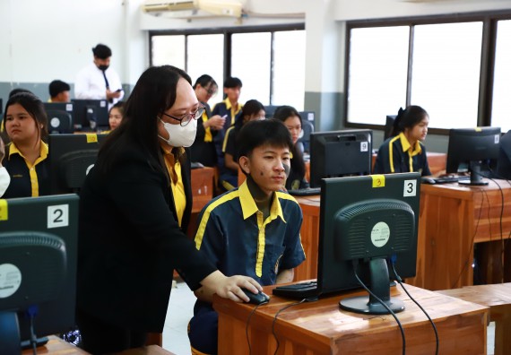 คณะวิทยาศาสตร์และเทคโนโลยี จัดค่ายวิทยาศาสตร์สัญจร ปีการศึกษา 2566  โรงเรียนเรืองวิทย์พิทยาคม