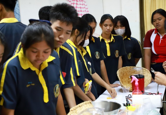 คณะวิทยาศาสตร์และเทคโนโลยี จัดค่ายวิทยาศาสตร์สัญจร ปีการศึกษา 2566  โรงเรียนเรืองวิทย์พิทยาคม