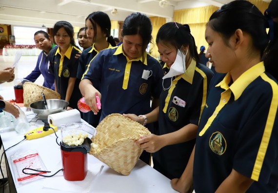 คณะวิทยาศาสตร์และเทคโนโลยี จัดค่ายวิทยาศาสตร์สัญจร ปีการศึกษา 2566  โรงเรียนเรืองวิทย์พิทยาคม