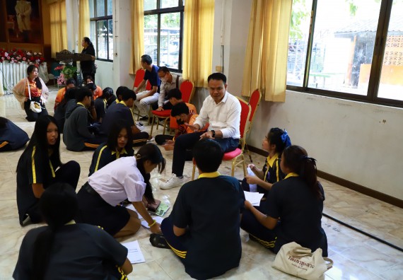 คณะวิทยาศาสตร์และเทคโนโลยี จัดค่ายวิทยาศาสตร์สัญจร ปีการศึกษา 2566  โรงเรียนเรืองวิทย์พิทยาคม