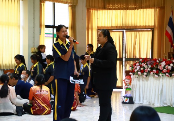 คณะวิทยาศาสตร์และเทคโนโลยี จัดค่ายวิทยาศาสตร์สัญจร ปีการศึกษา 2566  โรงเรียนเรืองวิทย์พิทยาคม