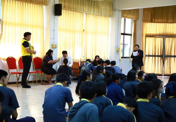 คณะวิทยาศาสตร์และเทคโนโลยี จัดค่ายวิทยาศาสตร์สัญจร ปีการศึกษา 2566  โรงเรียนเรืองวิทย์พิทยาคม