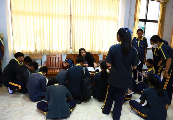 คณะวิทยาศาสตร์และเทคโนโลยี จัดค่ายวิทยาศาสตร์สัญจร ปีการศึกษา 2566  โรงเรียนเรืองวิทย์พิทยาคม