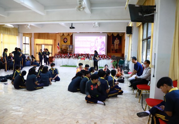 คณะวิทยาศาสตร์และเทคโนโลยี จัดค่ายวิทยาศาสตร์สัญจร ปีการศึกษา 2566  โรงเรียนเรืองวิทย์พิทยาคม