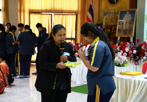 คณะวิทยาศาสตร์และเทคโนโลยี จัดค่ายวิทยาศาสตร์สัญจร ปีการศึกษา 2566  โรงเรียนเรืองวิทย์พิทยาคม