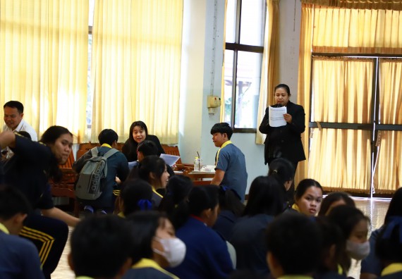 คณะวิทยาศาสตร์และเทคโนโลยี จัดค่ายวิทยาศาสตร์สัญจร ปีการศึกษา 2566  โรงเรียนเรืองวิทย์พิทยาคม