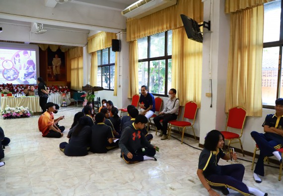 คณะวิทยาศาสตร์และเทคโนโลยี จัดค่ายวิทยาศาสตร์สัญจร ปีการศึกษา 2566  โรงเรียนเรืองวิทย์พิทยาคม