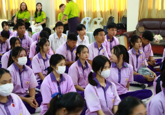 ภาพกิจกรรม  คณะวิทยาศาสตร์และเทคโนโลยี จัดค่ายวิทยาศาสตร์สัญจร ปีการศึกษา 2566  โรงเรียนคลองขลุงราษฎร์รังสรรค์