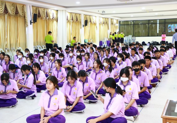 ภาพกิจกรรม  คณะวิทยาศาสตร์และเทคโนโลยี จัดค่ายวิทยาศาสตร์สัญจร ปีการศึกษา 2566  โรงเรียนคลองขลุงราษฎร์รังสรรค์