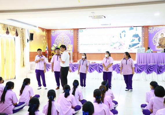 ภาพกิจกรรม  คณะวิทยาศาสตร์และเทคโนโลยี จัดค่ายวิทยาศาสตร์สัญจร ปีการศึกษา 2566  โรงเรียนคลองขลุงราษฎร์รังสรรค์