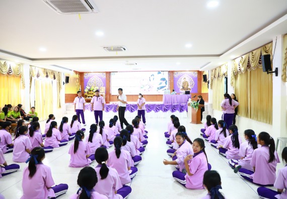 ภาพกิจกรรม  คณะวิทยาศาสตร์และเทคโนโลยี จัดค่ายวิทยาศาสตร์สัญจร ปีการศึกษา 2566  โรงเรียนคลองขลุงราษฎร์รังสรรค์