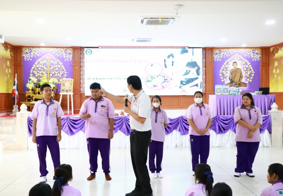 ภาพกิจกรรม  คณะวิทยาศาสตร์และเทคโนโลยี จัดค่ายวิทยาศาสตร์สัญจร ปีการศึกษา 2566  โรงเรียนคลองขลุงราษฎร์รังสรรค์