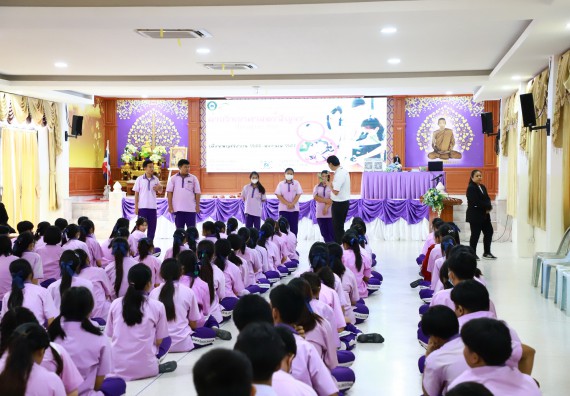 ภาพกิจกรรม  คณะวิทยาศาสตร์และเทคโนโลยี จัดค่ายวิทยาศาสตร์สัญจร ปีการศึกษา 2566  โรงเรียนคลองขลุงราษฎร์รังสรรค์