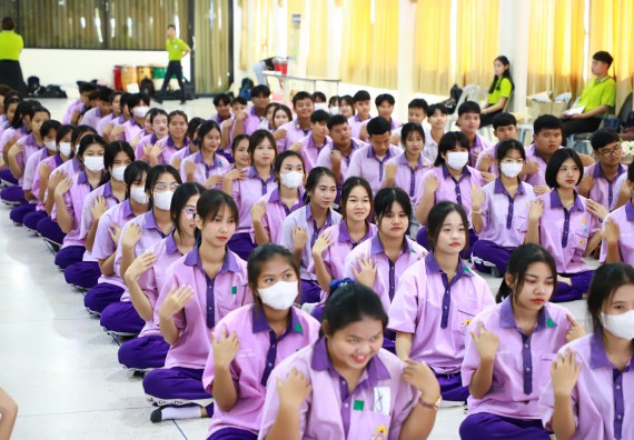 ภาพกิจกรรม  คณะวิทยาศาสตร์และเทคโนโลยี จัดค่ายวิทยาศาสตร์สัญจร ปีการศึกษา 2566  โรงเรียนคลองขลุงราษฎร์รังสรรค์