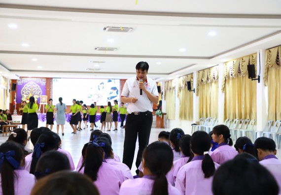 ภาพกิจกรรม  คณะวิทยาศาสตร์และเทคโนโลยี จัดค่ายวิทยาศาสตร์สัญจร ปีการศึกษา 2566  โรงเรียนคลองขลุงราษฎร์รังสรรค์