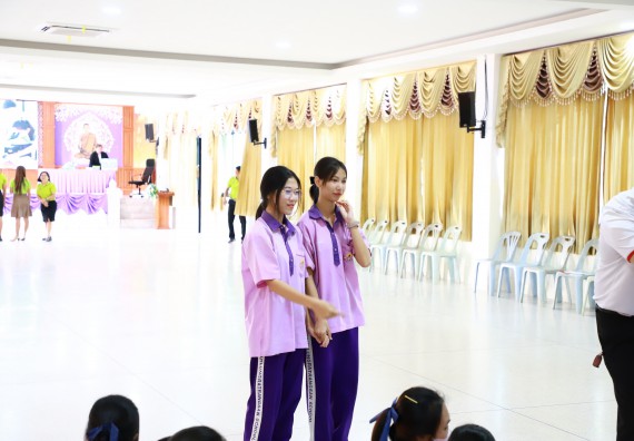 ภาพกิจกรรม  คณะวิทยาศาสตร์และเทคโนโลยี จัดค่ายวิทยาศาสตร์สัญจร ปีการศึกษา 2566  โรงเรียนคลองขลุงราษฎร์รังสรรค์