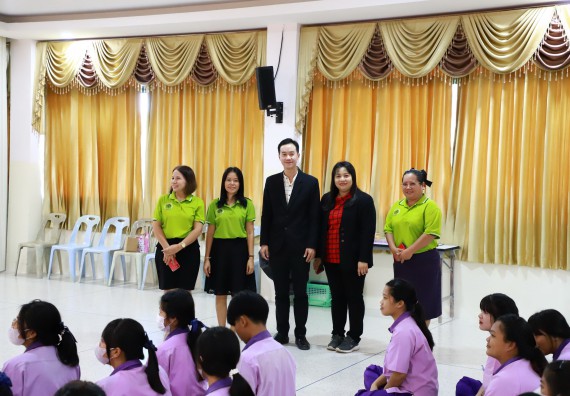 ภาพกิจกรรม  คณะวิทยาศาสตร์และเทคโนโลยี จัดค่ายวิทยาศาสตร์สัญจร ปีการศึกษา 2566  โรงเรียนคลองขลุงราษฎร์รังสรรค์