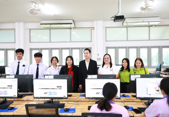 ภาพกิจกรรม  คณะวิทยาศาสตร์และเทคโนโลยี จัดค่ายวิทยาศาสตร์สัญจร ปีการศึกษา 2566  โรงเรียนคลองขลุงราษฎร์รังสรรค์