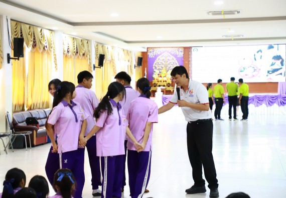 ภาพกิจกรรม  คณะวิทยาศาสตร์และเทคโนโลยี จัดค่ายวิทยาศาสตร์สัญจร ปีการศึกษา 2566  โรงเรียนคลองขลุงราษฎร์รังสรรค์