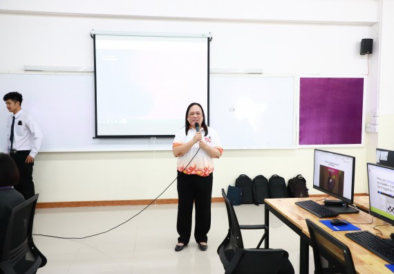 ภาพกิจกรรม  คณะวิทยาศาสตร์และเทคโนโลยี จัดค่ายวิทยาศาสตร์สัญจร ปีการศึกษา 2566  โรงเรียนคลองขลุงราษฎร์รังสรรค์