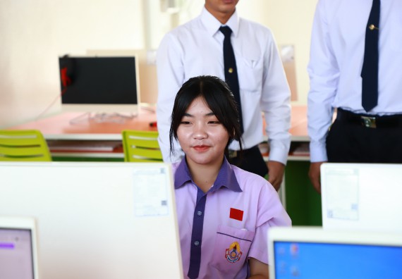 ภาพกิจกรรม  คณะวิทยาศาสตร์และเทคโนโลยี จัดค่ายวิทยาศาสตร์สัญจร ปีการศึกษา 2566  โรงเรียนคลองขลุงราษฎร์รังสรรค์