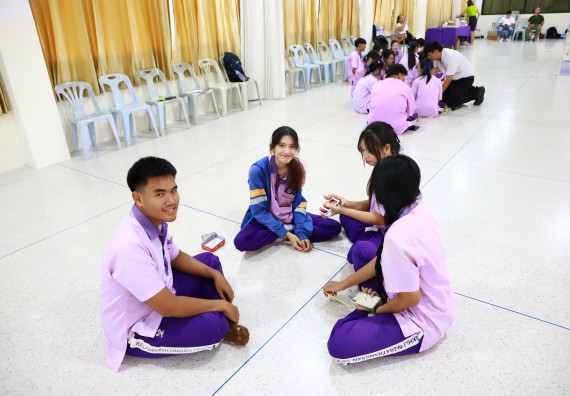 ภาพกิจกรรม  คณะวิทยาศาสตร์และเทคโนโลยี จัดค่ายวิทยาศาสตร์สัญจร ปีการศึกษา 2566  โรงเรียนคลองขลุงราษฎร์รังสรรค์