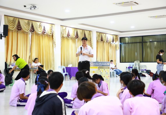 ภาพกิจกรรม  คณะวิทยาศาสตร์และเทคโนโลยี จัดค่ายวิทยาศาสตร์สัญจร ปีการศึกษา 2566  โรงเรียนคลองขลุงราษฎร์รังสรรค์