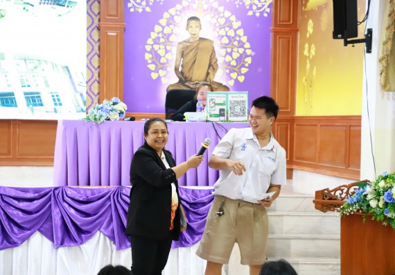 ภาพกิจกรรม  คณะวิทยาศาสตร์และเทคโนโลยี จัดค่ายวิทยาศาสตร์สัญจร ปีการศึกษา 2566  โรงเรียนคลองขลุงราษฎร์รังสรรค์