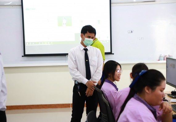 ภาพกิจกรรม  คณะวิทยาศาสตร์และเทคโนโลยี จัดค่ายวิทยาศาสตร์สัญจร ปีการศึกษา 2566  โรงเรียนคลองขลุงราษฎร์รังสรรค์