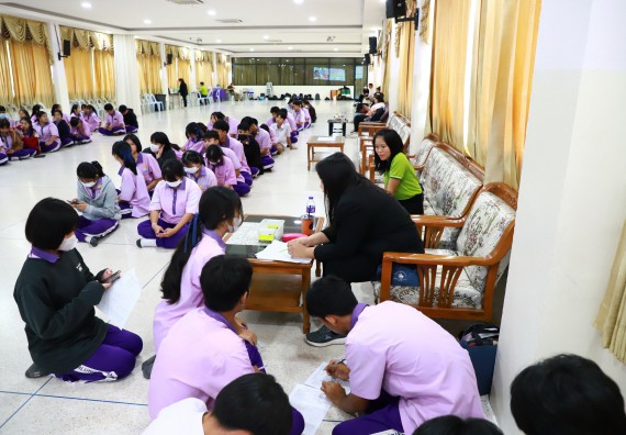 ภาพกิจกรรม  คณะวิทยาศาสตร์และเทคโนโลยี จัดค่ายวิทยาศาสตร์สัญจร ปีการศึกษา 2566  โรงเรียนคลองขลุงราษฎร์รังสรรค์