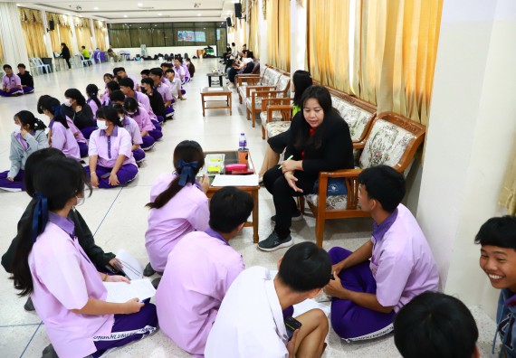 ภาพกิจกรรม  คณะวิทยาศาสตร์และเทคโนโลยี จัดค่ายวิทยาศาสตร์สัญจร ปีการศึกษา 2566  โรงเรียนคลองขลุงราษฎร์รังสรรค์