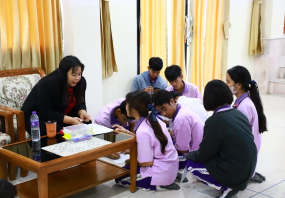 ภาพกิจกรรม  คณะวิทยาศาสตร์และเทคโนโลยี จัดค่ายวิทยาศาสตร์สัญจร ปีการศึกษา 2566  โรงเรียนคลองขลุงราษฎร์รังสรรค์