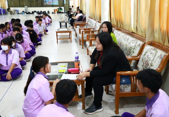 ภาพกิจกรรม  คณะวิทยาศาสตร์และเทคโนโลยี จัดค่ายวิทยาศาสตร์สัญจร ปีการศึกษา 2566  โรงเรียนคลองขลุงราษฎร์รังสรรค์