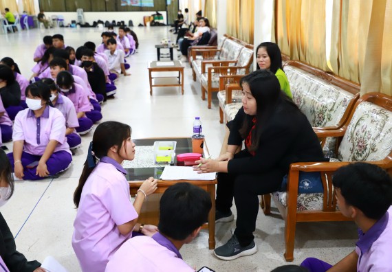 ภาพกิจกรรม  คณะวิทยาศาสตร์และเทคโนโลยี จัดค่ายวิทยาศาสตร์สัญจร ปีการศึกษา 2566  โรงเรียนคลองขลุงราษฎร์รังสรรค์