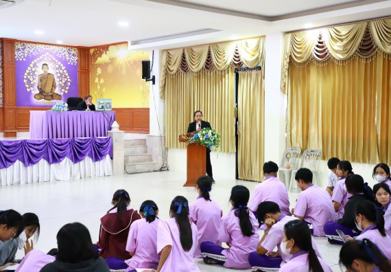 ภาพกิจกรรม  คณะวิทยาศาสตร์และเทคโนโลยี จัดค่ายวิทยาศาสตร์สัญจร ปีการศึกษา 2566  โรงเรียนคลองขลุงราษฎร์รังสรรค์