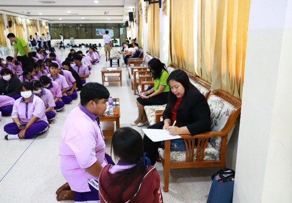 ภาพกิจกรรม  คณะวิทยาศาสตร์และเทคโนโลยี จัดค่ายวิทยาศาสตร์สัญจร ปีการศึกษา 2566  โรงเรียนคลองขลุงราษฎร์รังสรรค์