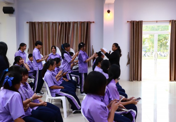 คณะวิทยาศาสตร์และเทคโนโลยี จัดค่ายวิทยาศาสตร์สัญจร ปีการศึกษา 2566  โรงเรียนขาณุวิทยา