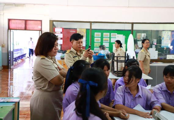 คณะวิทยาศาสตร์และเทคโนโลยี จัดค่ายวิทยาศาสตร์สัญจร ปีการศึกษา 2566  โรงเรียนขาณุวิทยา