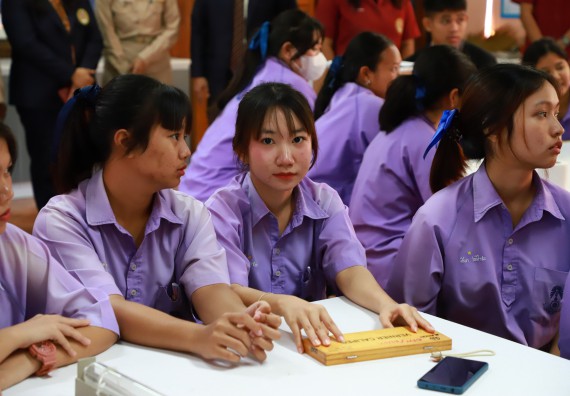 คณะวิทยาศาสตร์และเทคโนโลยี จัดค่ายวิทยาศาสตร์สัญจร ปีการศึกษา 2566  โรงเรียนขาณุวิทยา